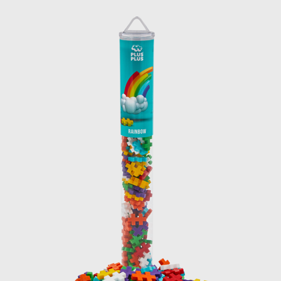 Plus-Plus, Rainbow Color mix / 100 pcs Tube