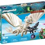 Playmobil Dragons - Vitfasa med drageunge og barn