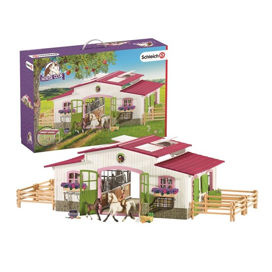 Schleich, Ridesenter med ryttere og hester