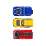 Dickie Toys 3-Pack Mini Redningskjøretøy med frihjul. Større