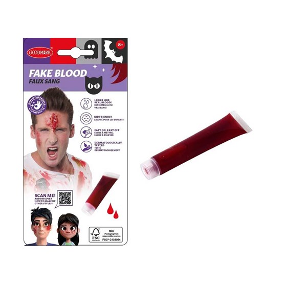 RED FAKE BLOOD TUBE 28ML