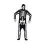 Skeleton Costume Black All in One with Hood
