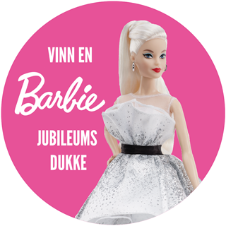 VINN EN jubileum barbiedocka!